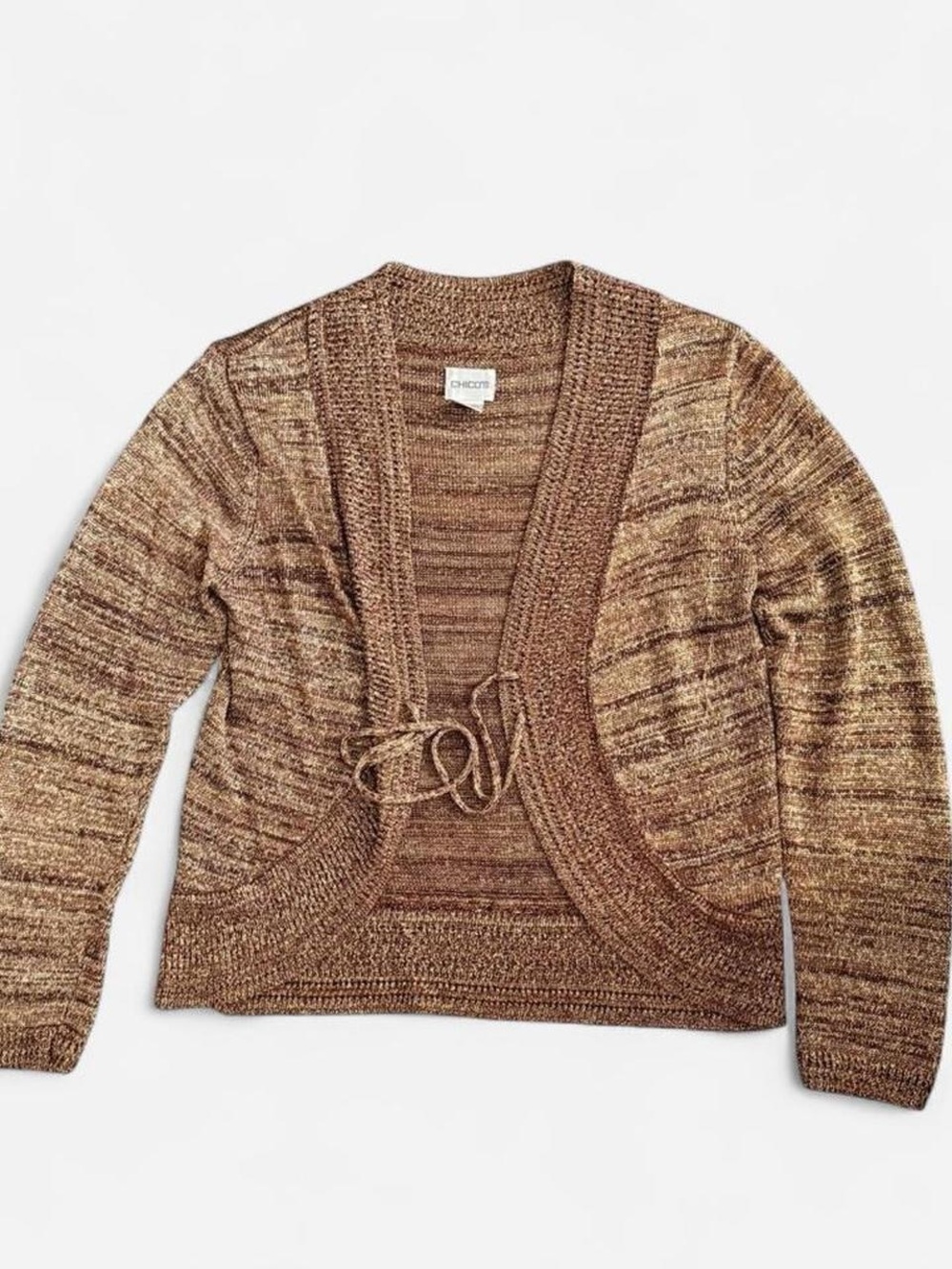 Sparkly brown cardigan